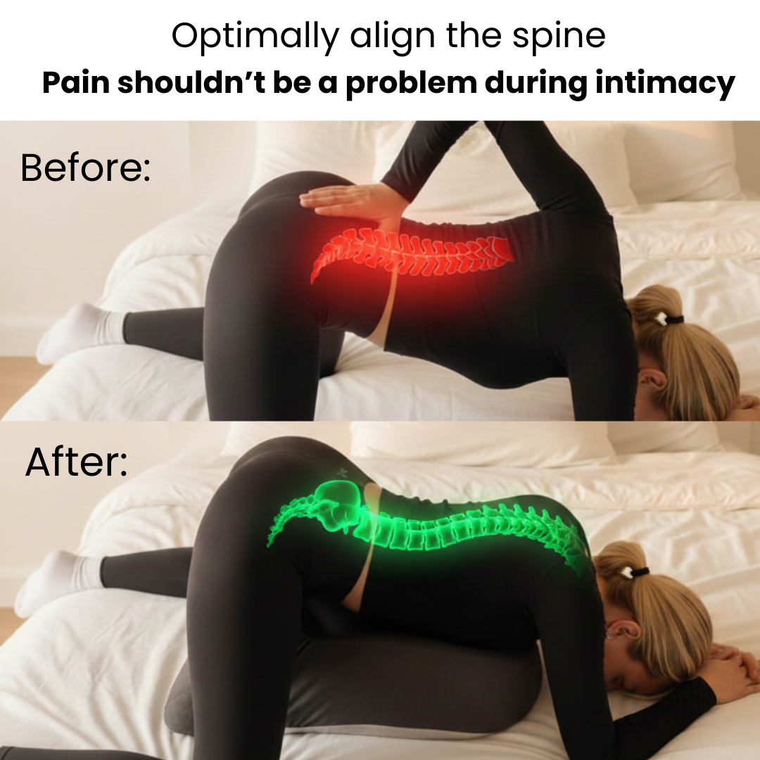 Ergonomic intimacy pillow